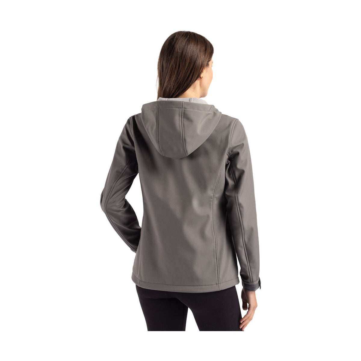 Clique Women's Telemark Recycled Stretch Softshell Full Zip Hooded Jacket-2