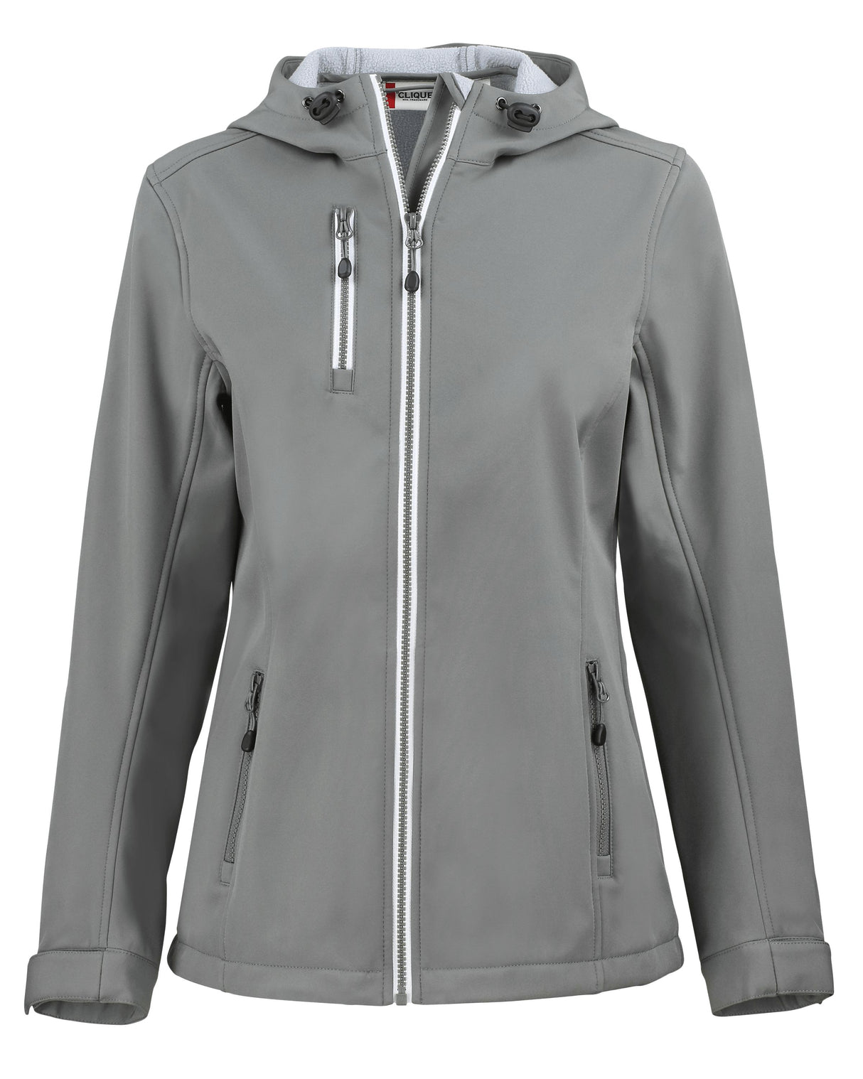 Clique Women's Telemark Recycled Stretch Softshell Full Zip Hooded Jacket-4