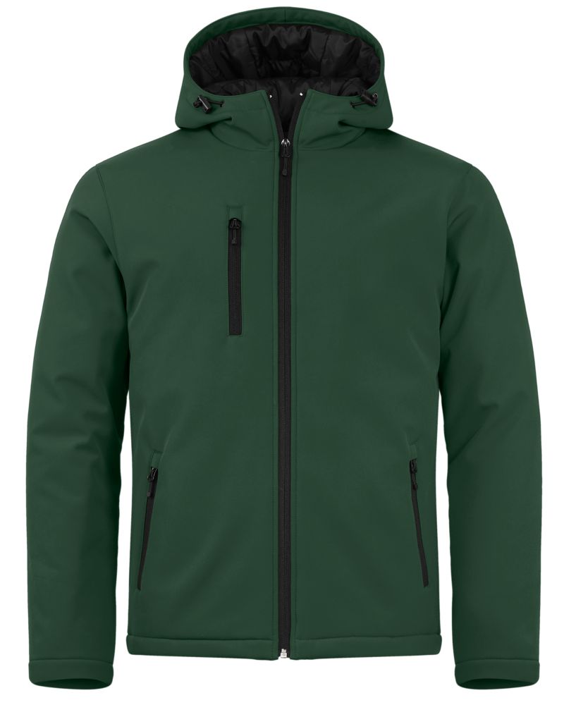 Clique Men's Equinox Insulated Softshell Full Zip Hooded Jacket-2