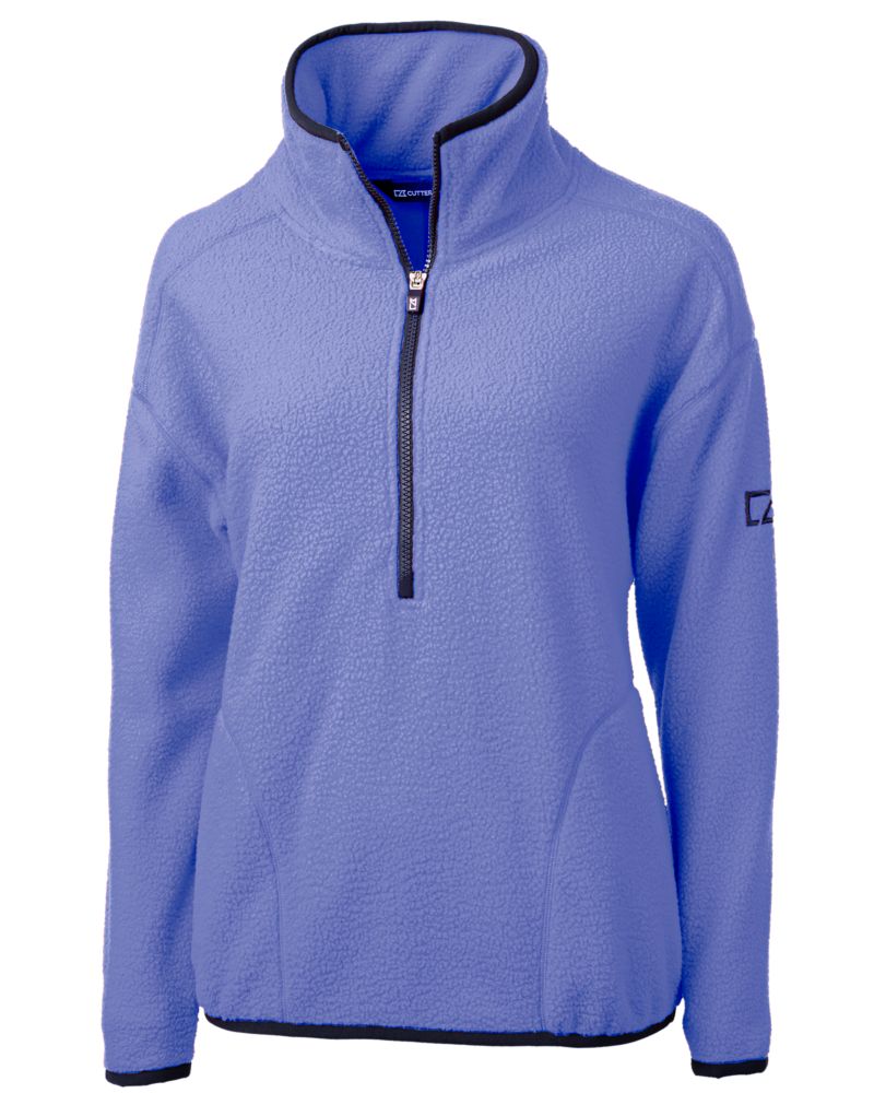 Cutter & Buck Women's Cascade Epic Comfort Recycled Sherpa Fleece Pullover Jacket-5