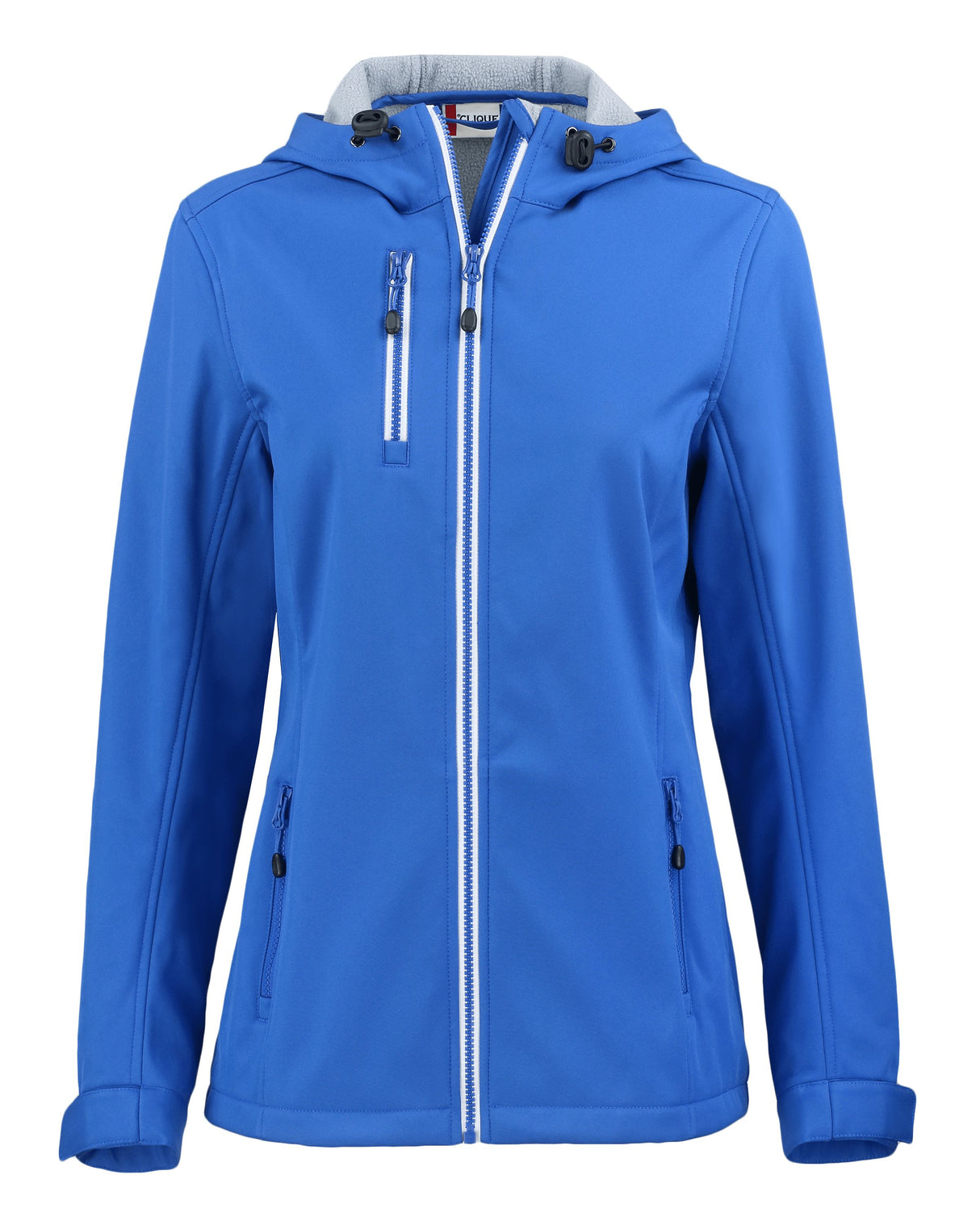 Clique Women's Telemark Recycled Stretch Softshell Full Zip Hooded Jacket-1