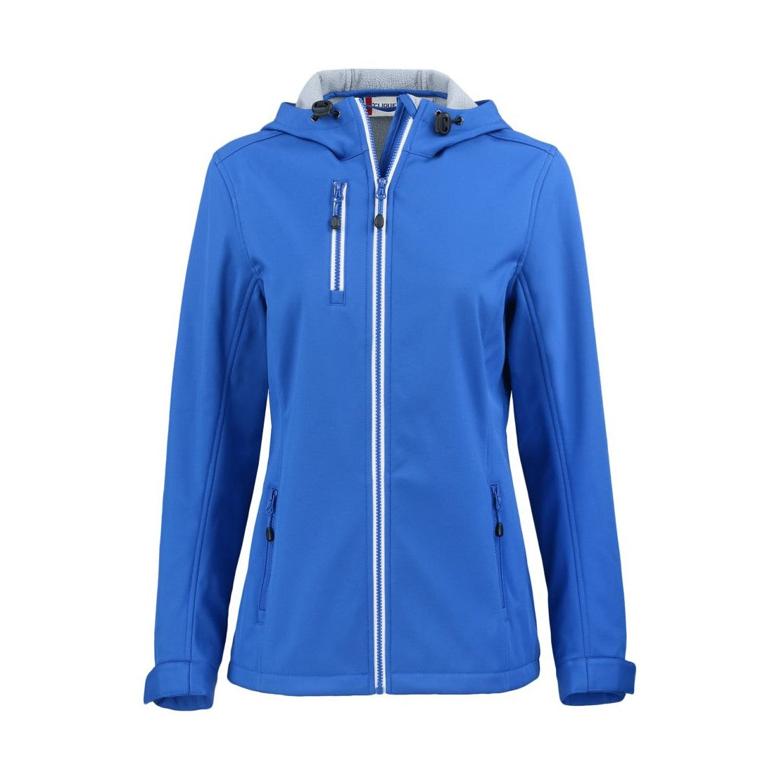 Clique Women's Telemark Recycled Stretch Softshell Full Zip Hooded Jacket-2