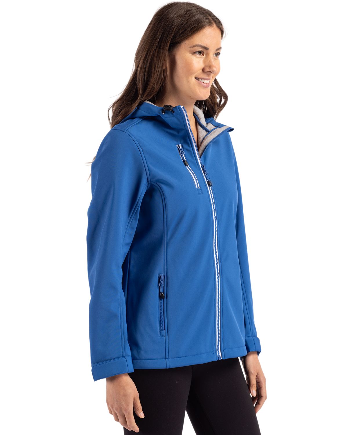 Clique Women's Telemark Recycled Stretch Softshell Full Zip Hooded Jacket-6
