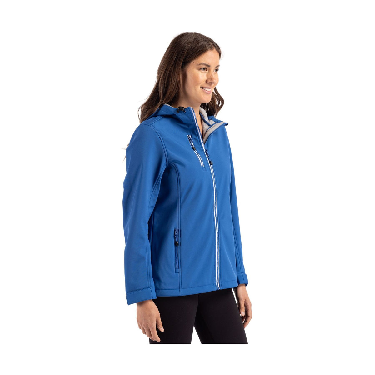 Clique Women's Telemark Recycled Stretch Softshell Full Zip Hooded Jacket-6