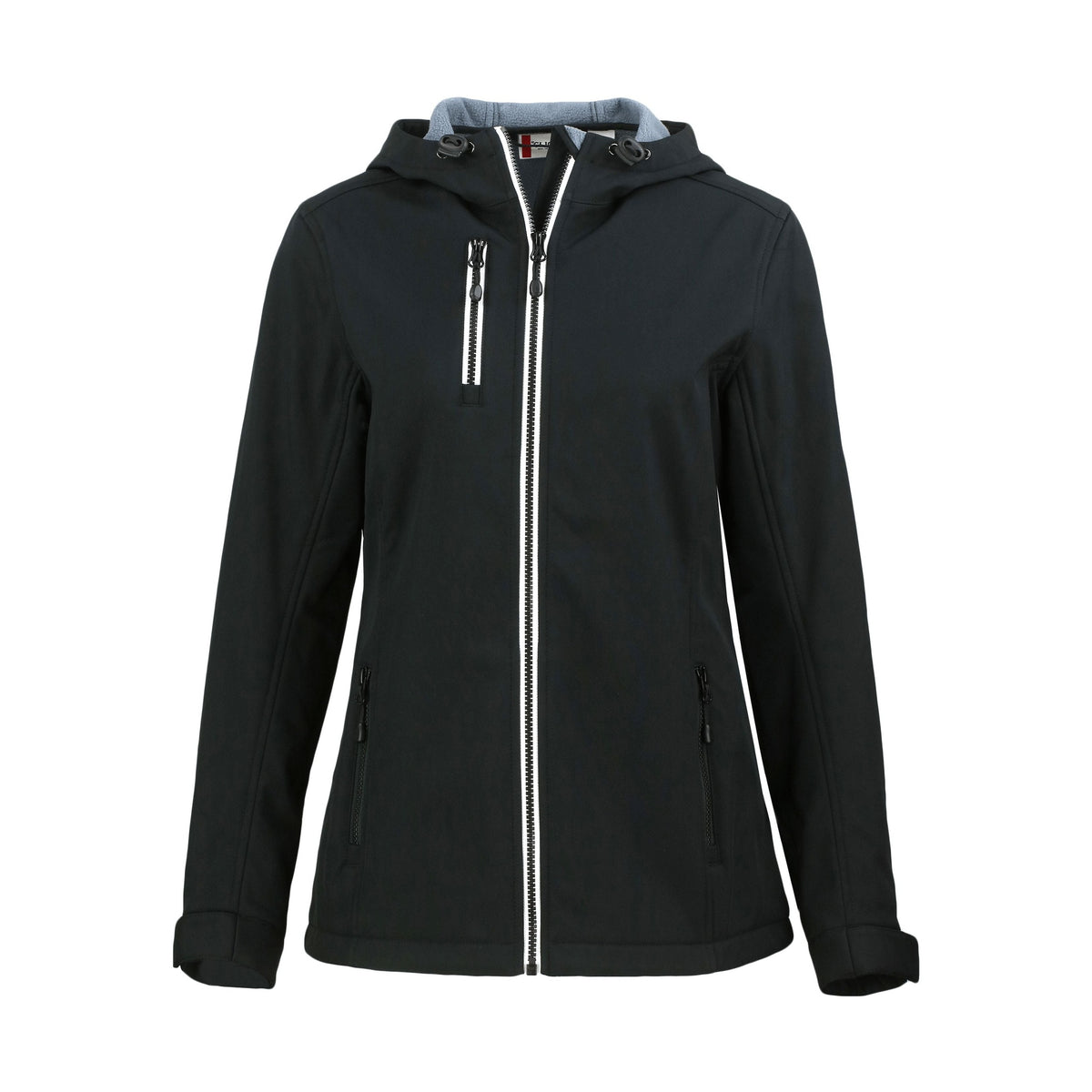 Clique Women's Telemark Recycled Stretch Softshell Full Zip Hooded Jacket-7