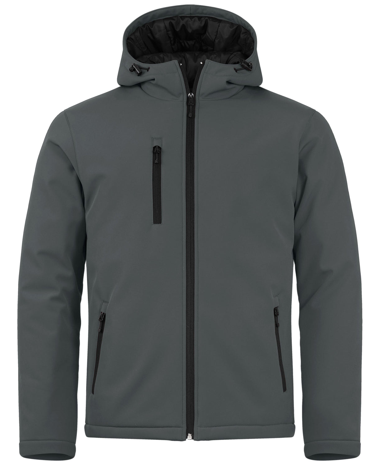 Clique Men's Equinox Insulated Softshell Full Zip Hooded Jacket-2