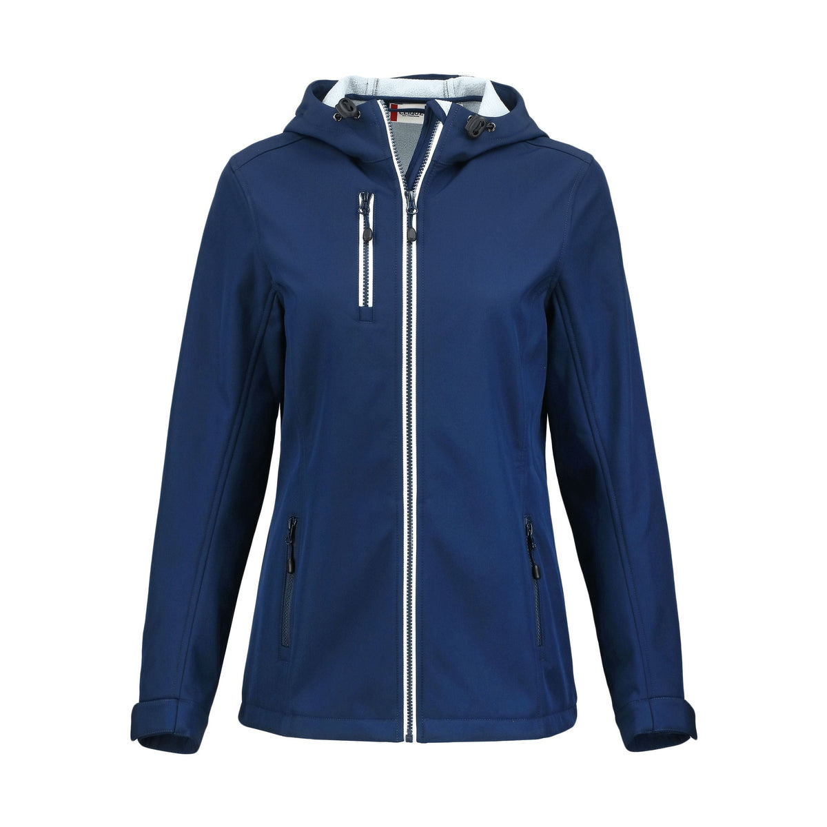 Clique Women's Telemark Recycled Stretch Softshell Full Zip Hooded Jacket-1