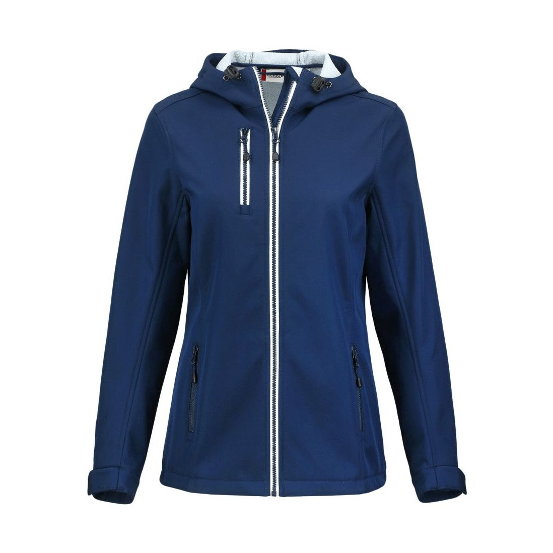 Clique Women's Telemark Recycled Stretch Softshell Full Zip Hooded Jacket-2