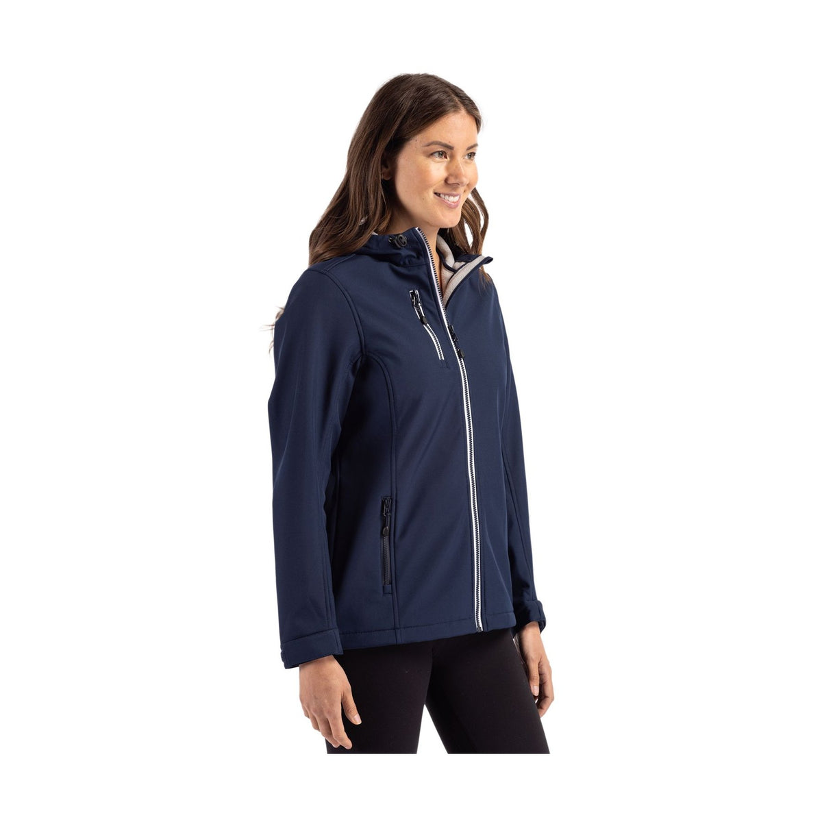 Clique Women's Telemark Recycled Stretch Softshell Full Zip Hooded Jacket-6