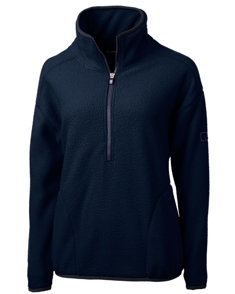 Cutter & Buck Women's Cascade Epic Comfort Recycled Sherpa Fleece Pullover Jacket-7