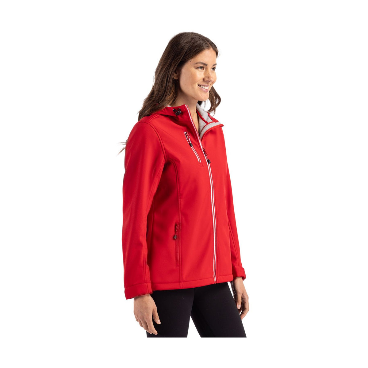 Clique Women's Telemark Recycled Stretch Softshell Full Zip Hooded Jacket-4