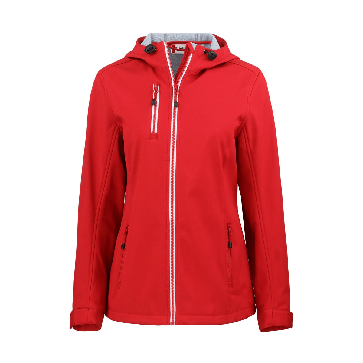 Clique Women's Telemark Recycled Stretch Softshell Full Zip Hooded Jacket-5