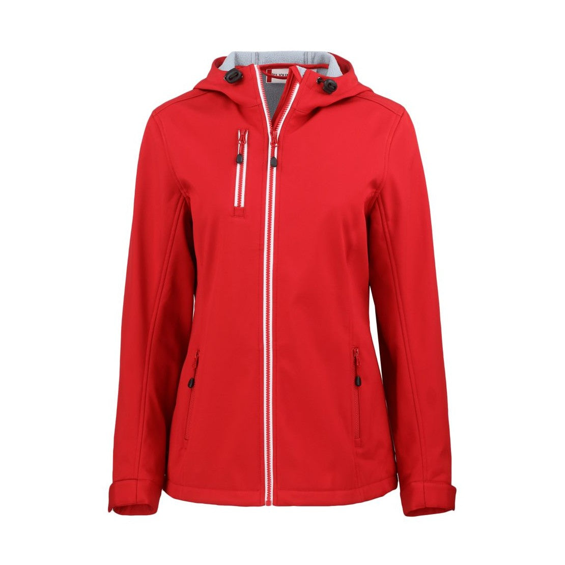 Clique Women's Telemark Recycled Stretch Softshell Full Zip Hooded Jacket-6