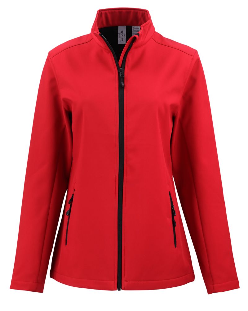 Clique Women's Tempo Recycled Stretch Softshell Full Zip Jacket-6
