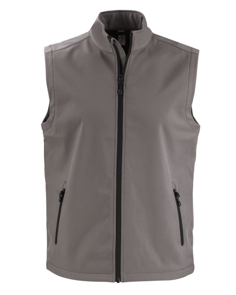 Clique Men's Tempo Recycled Stretch Softshell Full Zip Vest-8