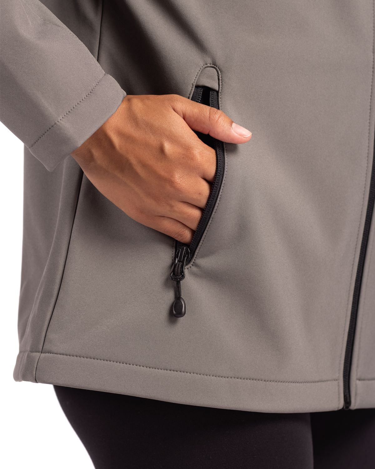 Clique Women's Tempo Recycled Stretch Softshell Full Zip Jacket-4