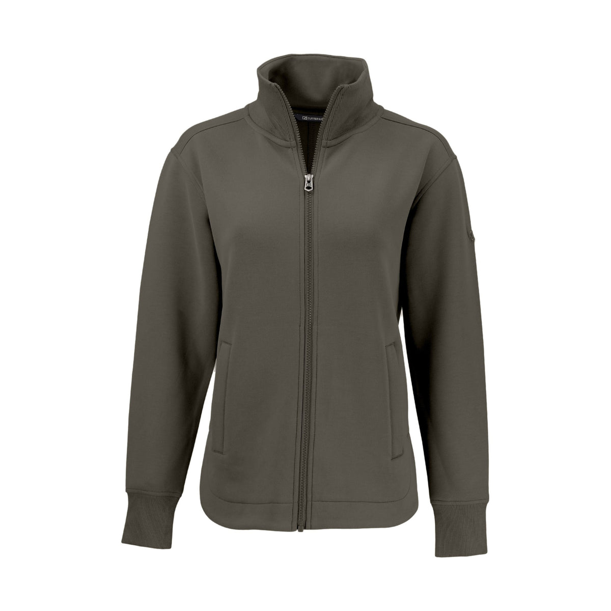 Cutter & Buck Women's Roam Recycled Buttery-Soft Knit Full Zip Jacket-1