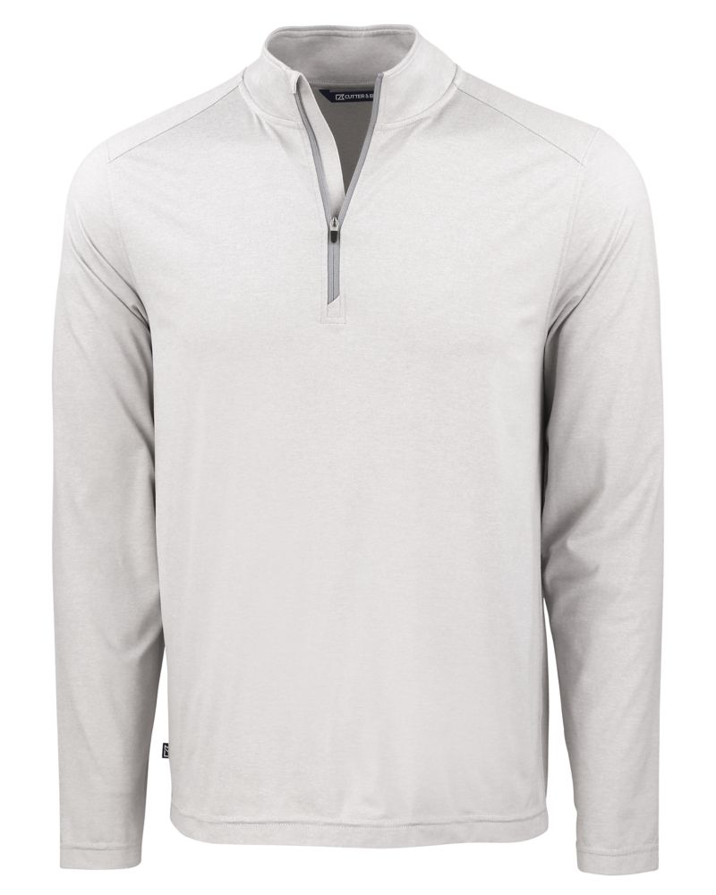 Cutter & Buck Men's Coastline Recycled Double Peached Quarter Zip Pullover-7
