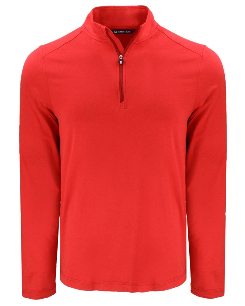 Cutter & Buck Men's Coastline Recycled Double Peached Quarter Zip Pullover-5