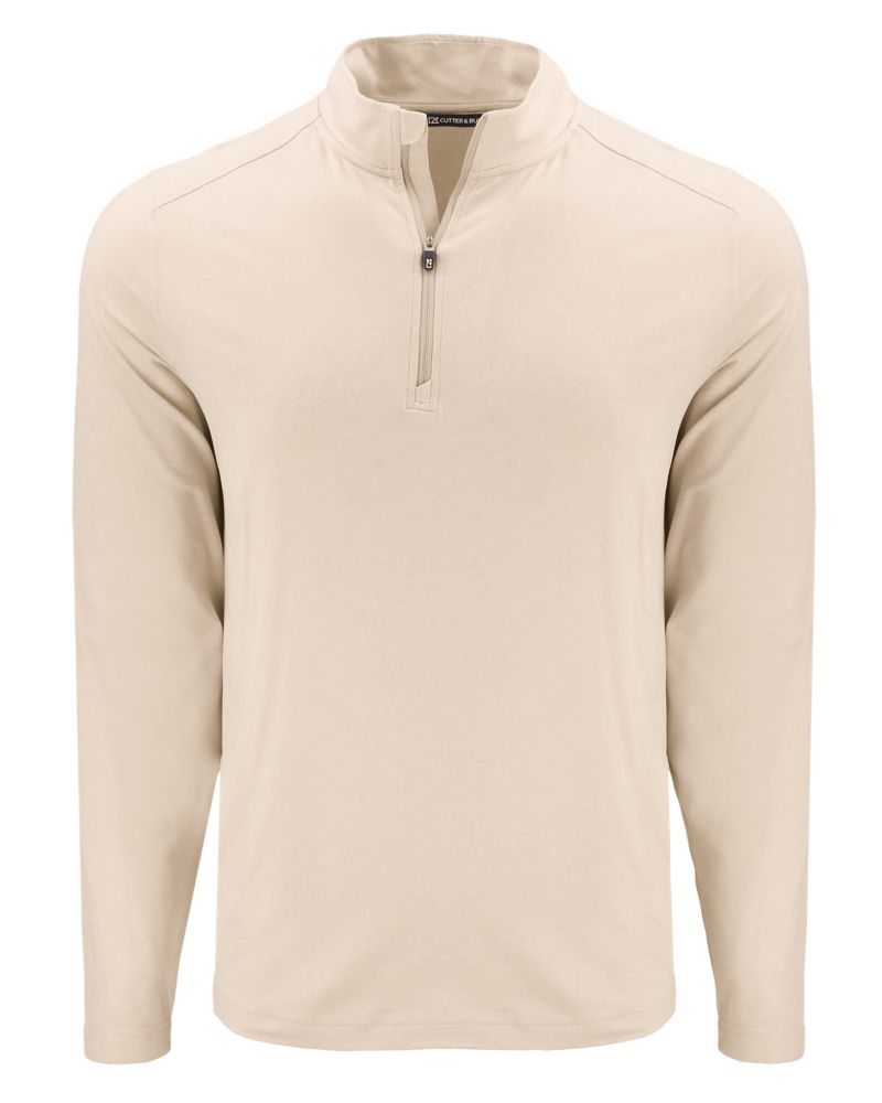 Cutter & Buck Men's Coastline Recycled Double Peached Quarter Zip Pullover-5