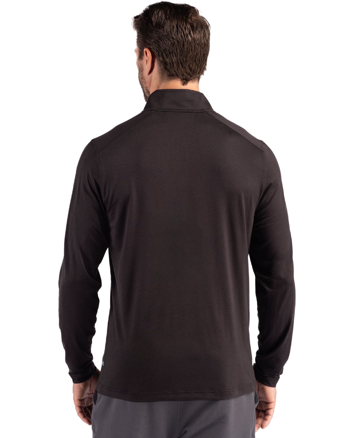 Cutter & Buck Men's Coastline Recycled Double Peached Quarter Zip Pullover-2