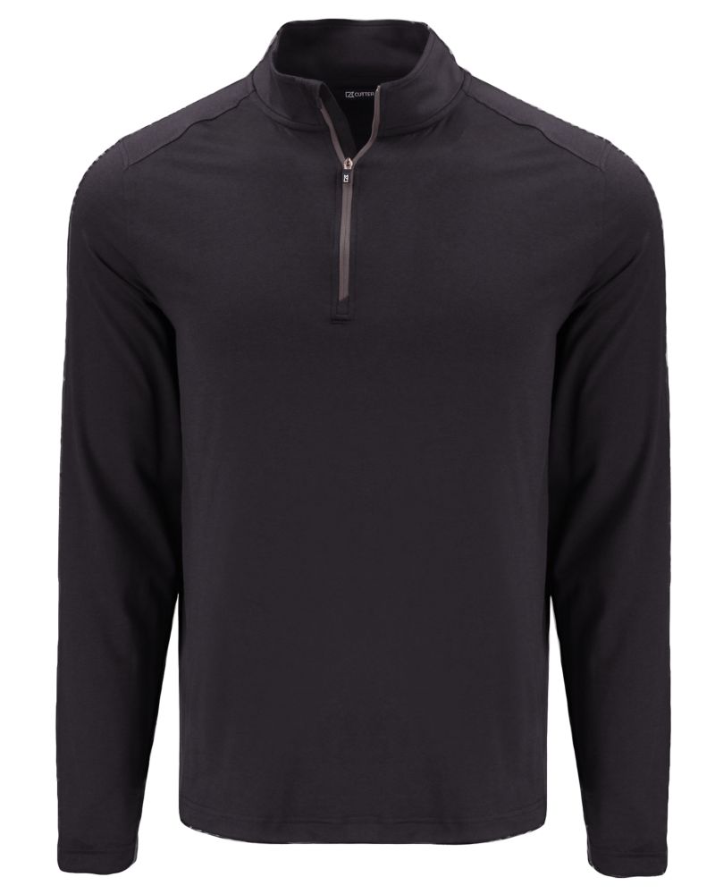 Cutter & Buck Men's Coastline Recycled Double Peached Quarter Zip Pullover-5