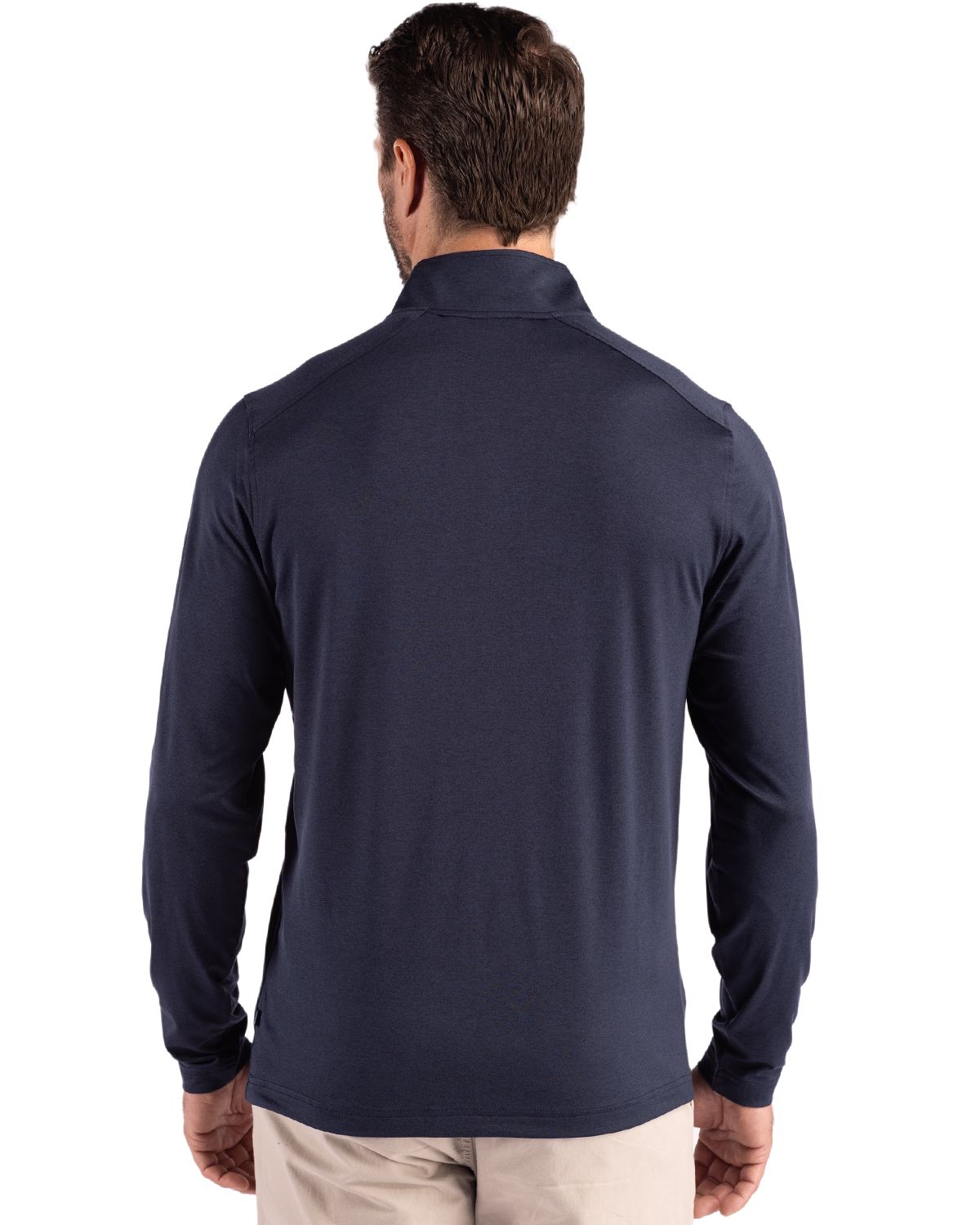 Cutter & Buck Men's Coastline Recycled Double Peached Quarter Zip Pullover-2