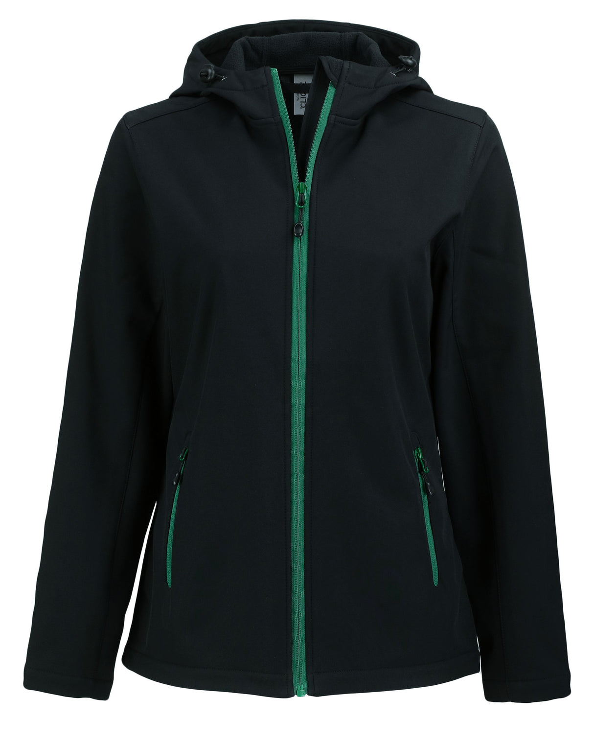 Clique Women's Tempo Recycled Stretch Softshell Full Zip Hooded Jacket-4