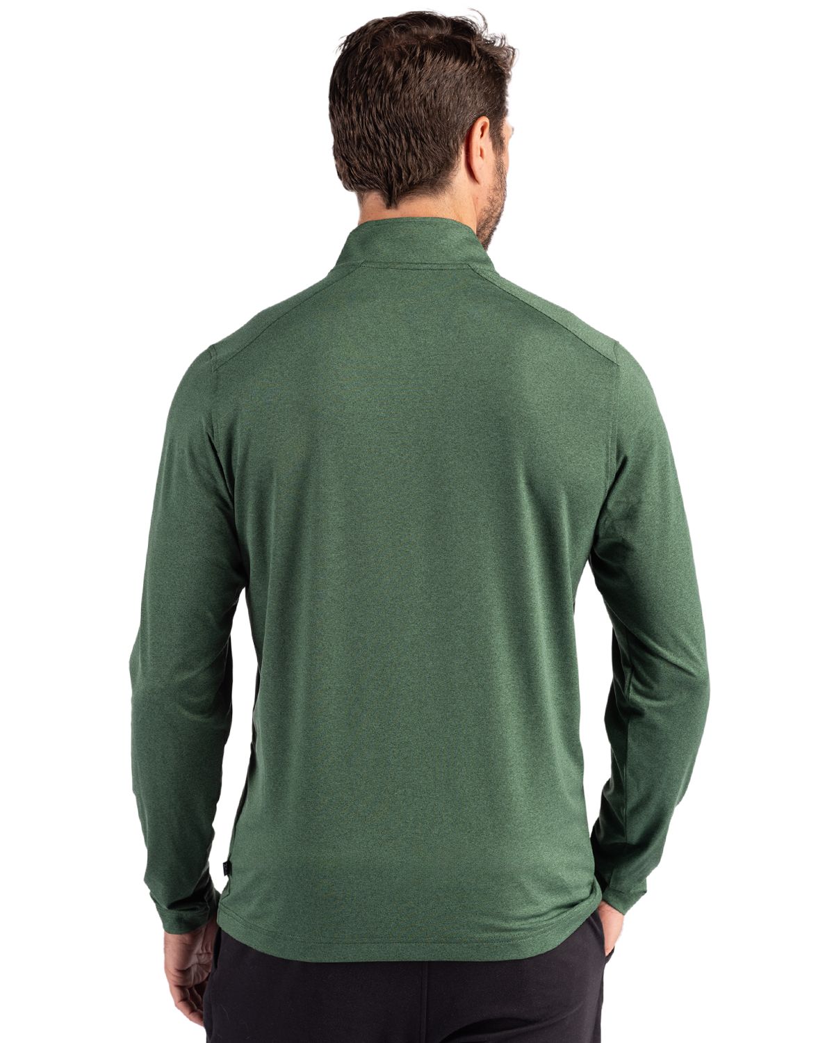 Cutter & Buck Men's Coastline Recycled Double Peached Quarter Zip Pullover-5