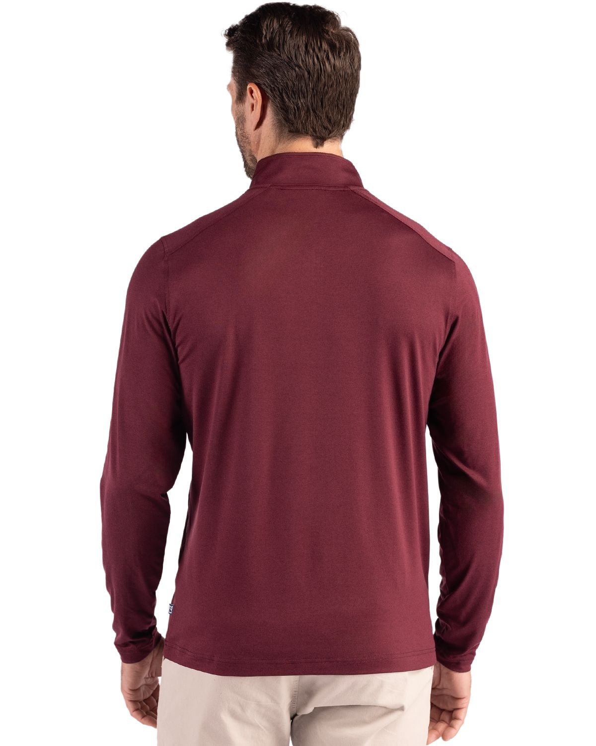 Cutter & Buck Men's Coastline Recycled Double Peached Quarter Zip Pullover-2
