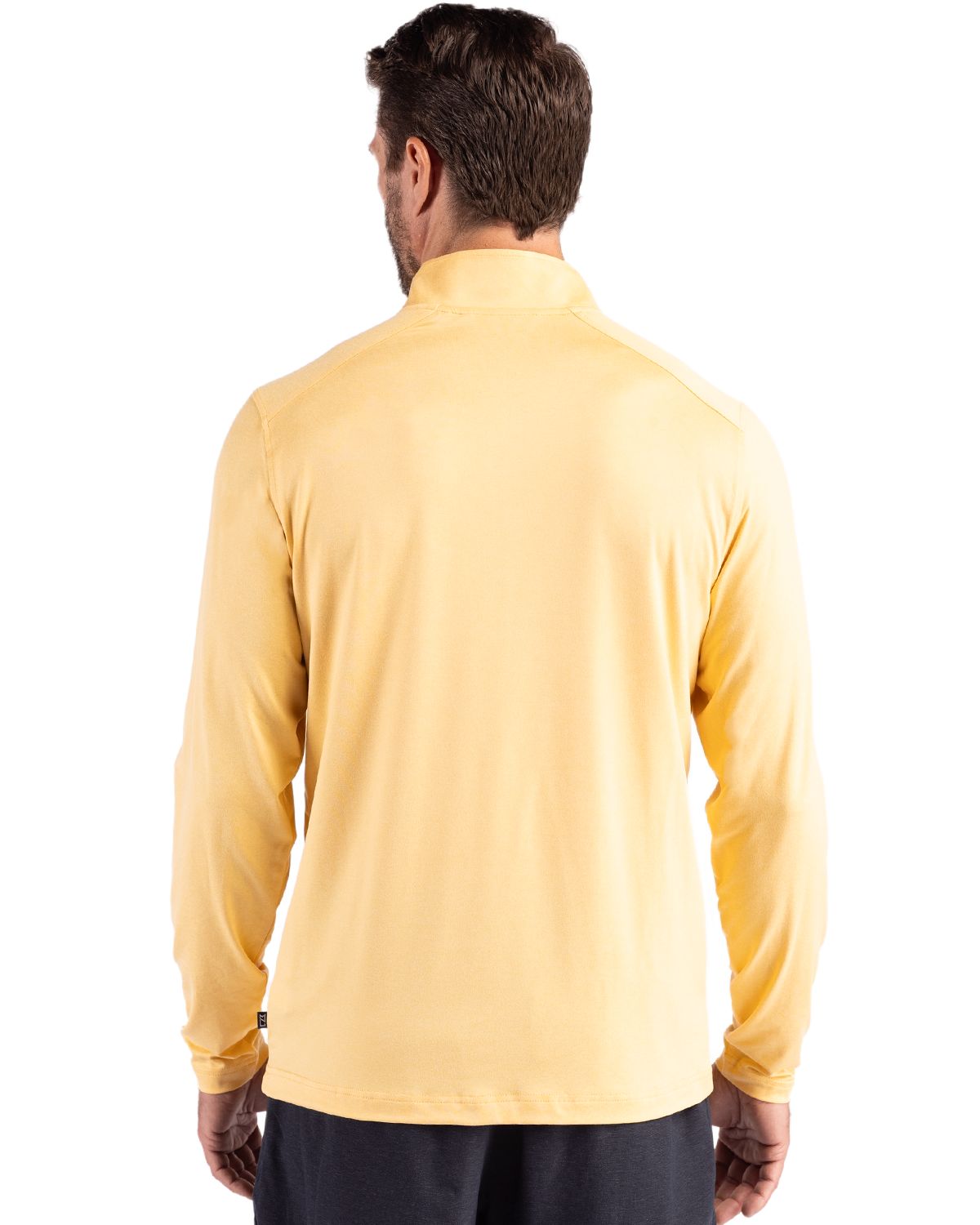 Cutter & Buck Men's Coastline Recycled Double Peached Quarter Zip Pullover-2
