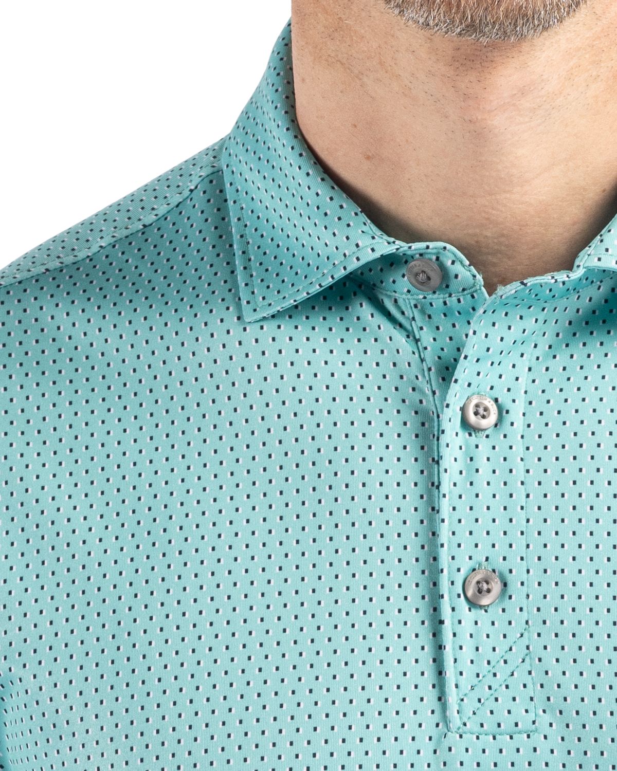Cutter & Buck Men's Pike Recycled Shadow Check Print Polo-8