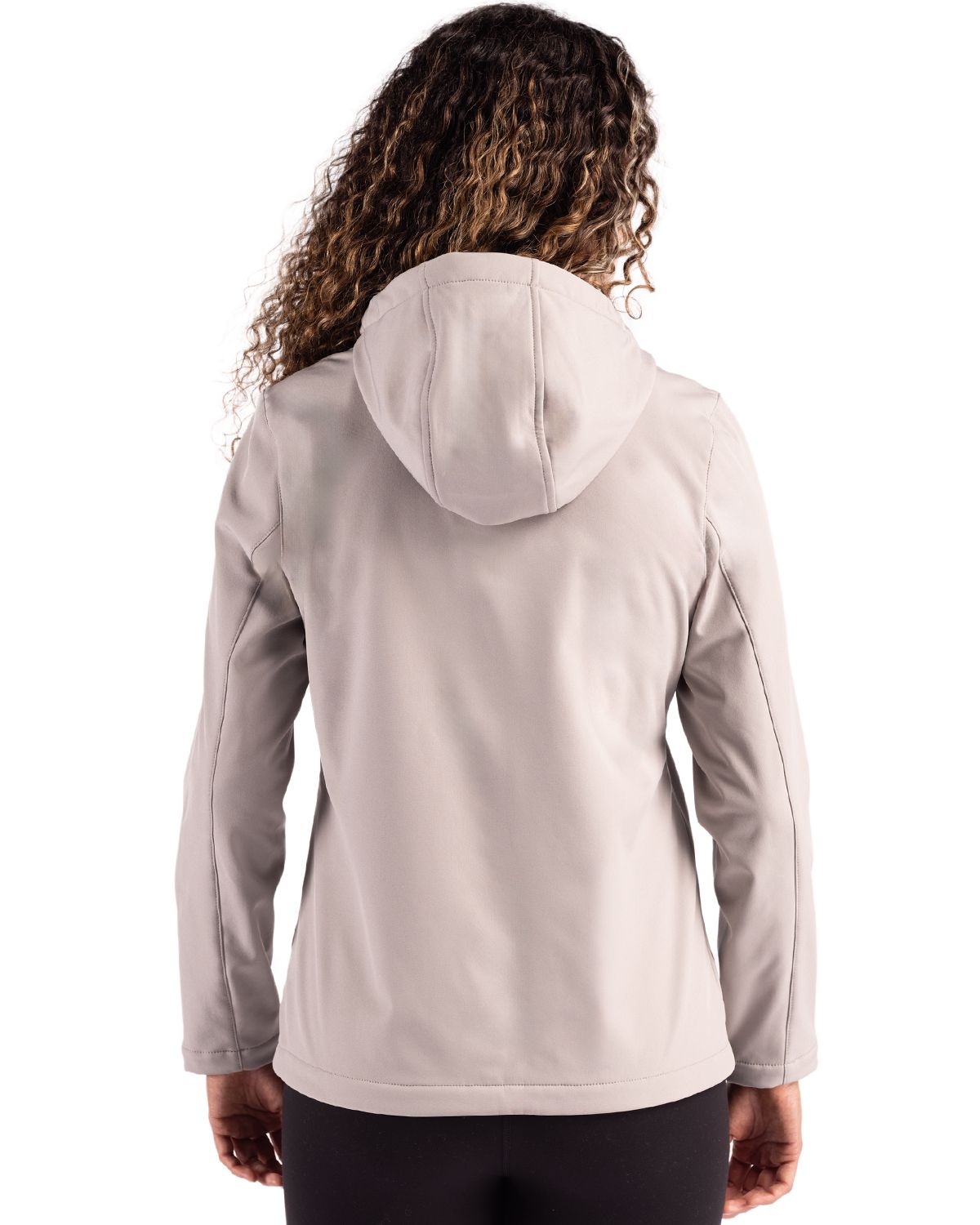 Clique Women's Tempo Recycled Stretch Softshell Full Zip Hooded Jacket-3