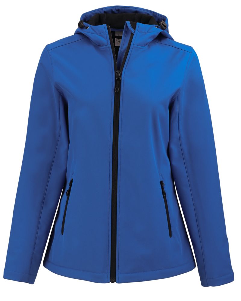Clique Women's Tempo Recycled Stretch Softshell Full Zip Hooded Jacket-5