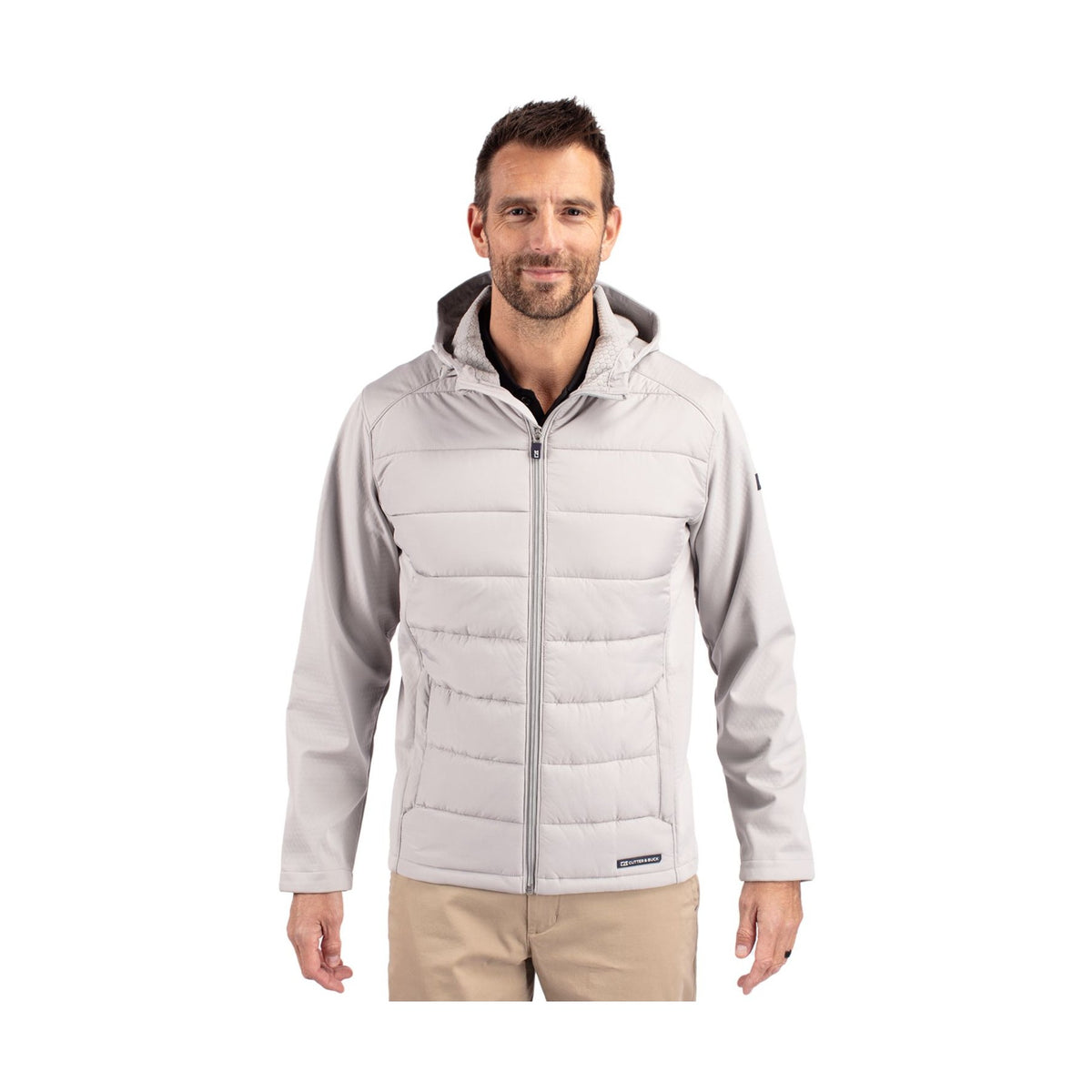 Cutter & Buck Men's Evoke Hybrid Full Zip Jacket-1