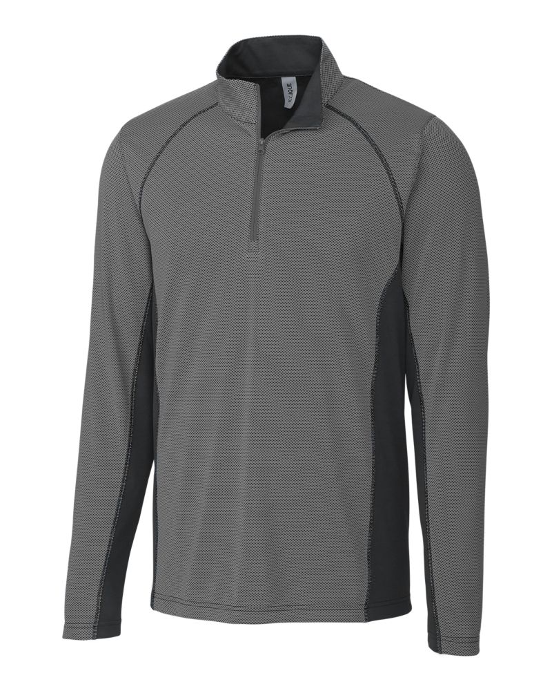 Clique Men's Ice Pique Colorblock Tech Half Zip-2