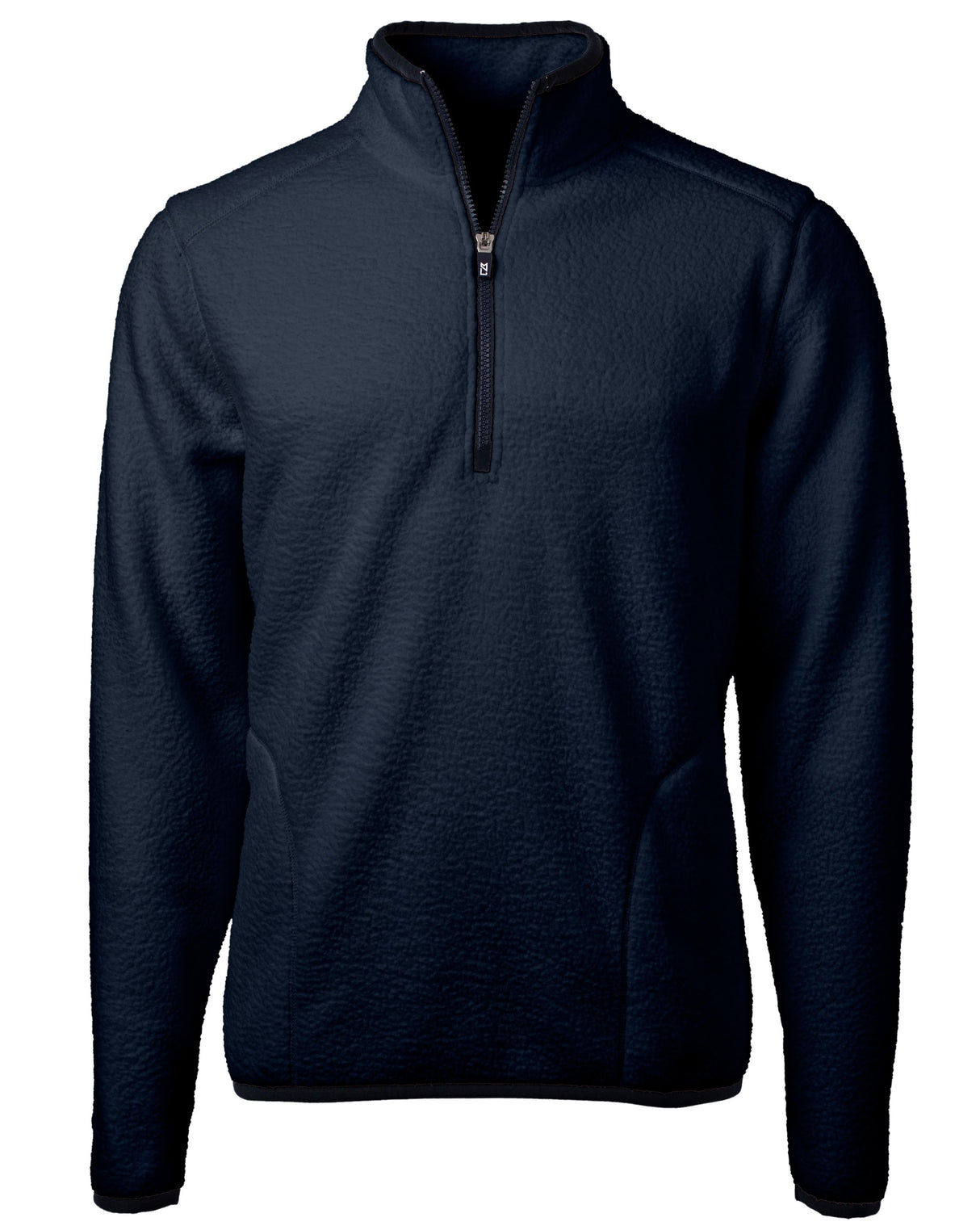 Cutter & Buck Men's Cascade Epic Comfort Recycled Sherpa Fleece Quarter Zip Jacket-1