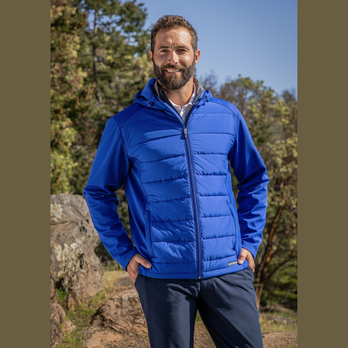 Cutter & Buck Men's Evoke Hybrid Full Zip Jacket-4