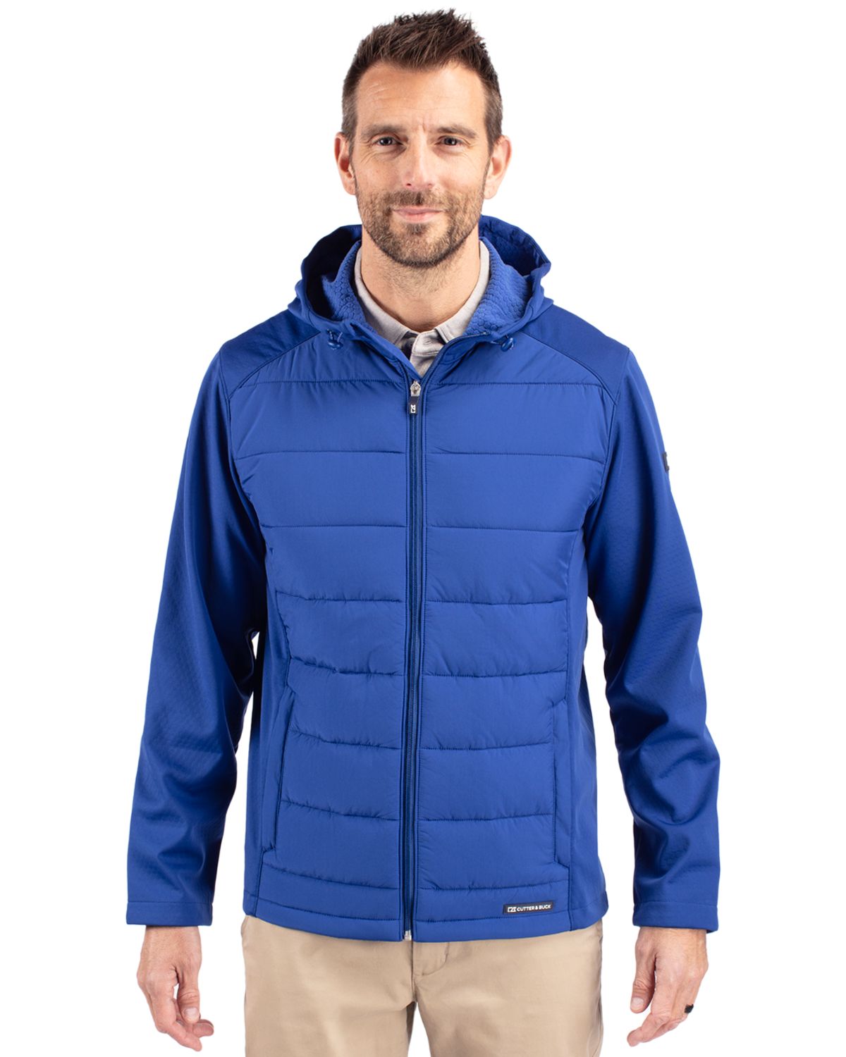 Cutter & Buck Men's Evoke Hybrid Full Zip Jacket-6