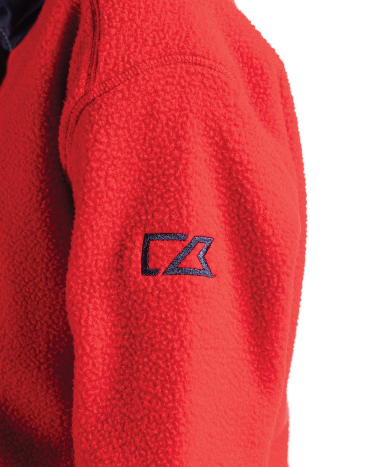 Cutter & Buck Men's Cascade Epic Comfort Recycled Sherpa Fleece Quarter Zip Jacket-8