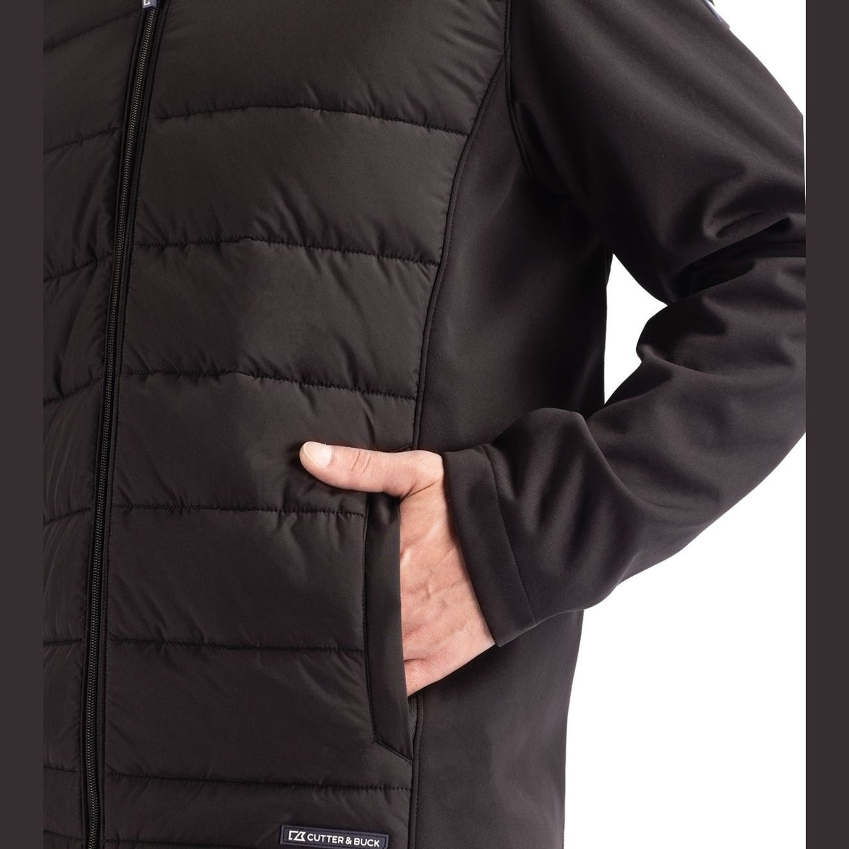 Cutter & Buck Men's Evoke Hybrid Full Zip Jacket-5