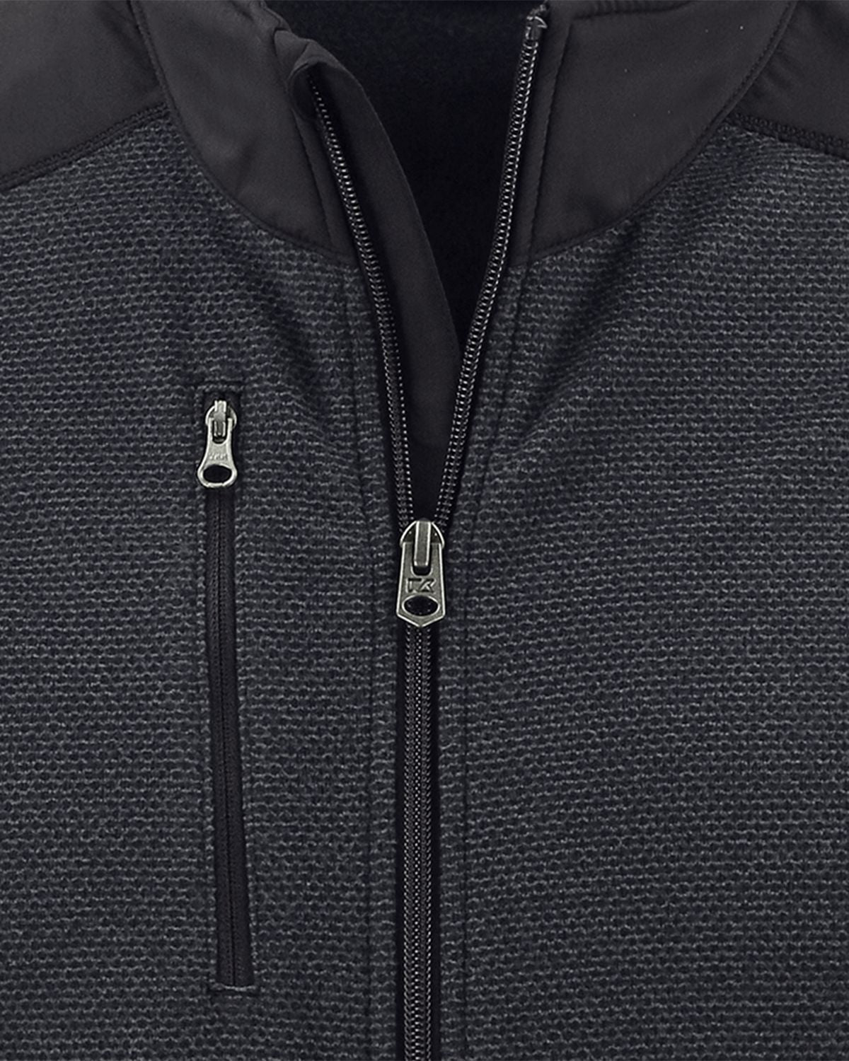 Cutter & Buck Men's Hunts Point Recycled Fleece Hybrid Full Zip Vest-9