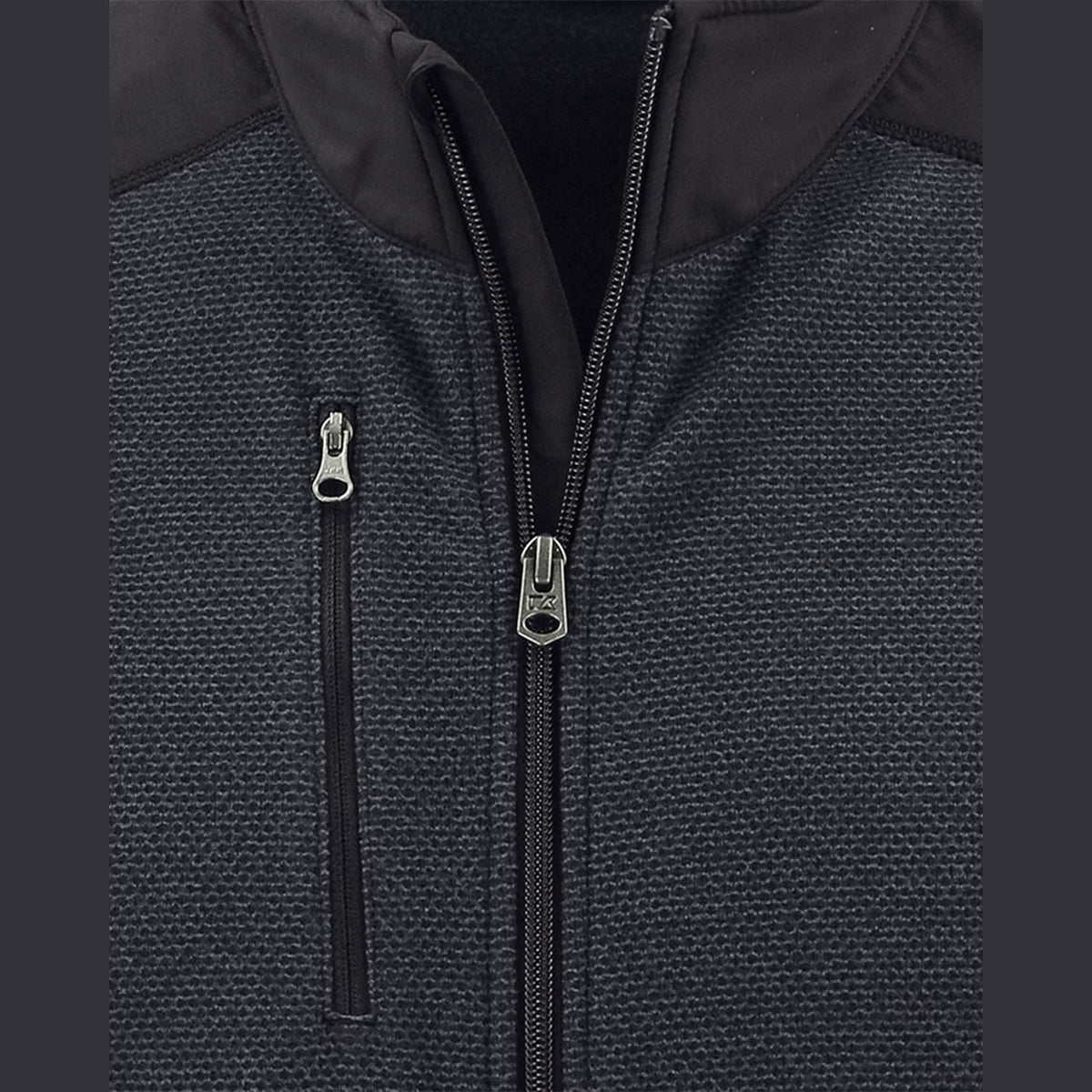 Cutter & Buck Men's Hunts Point Recycled Fleece Hybrid Full Zip Vest-9