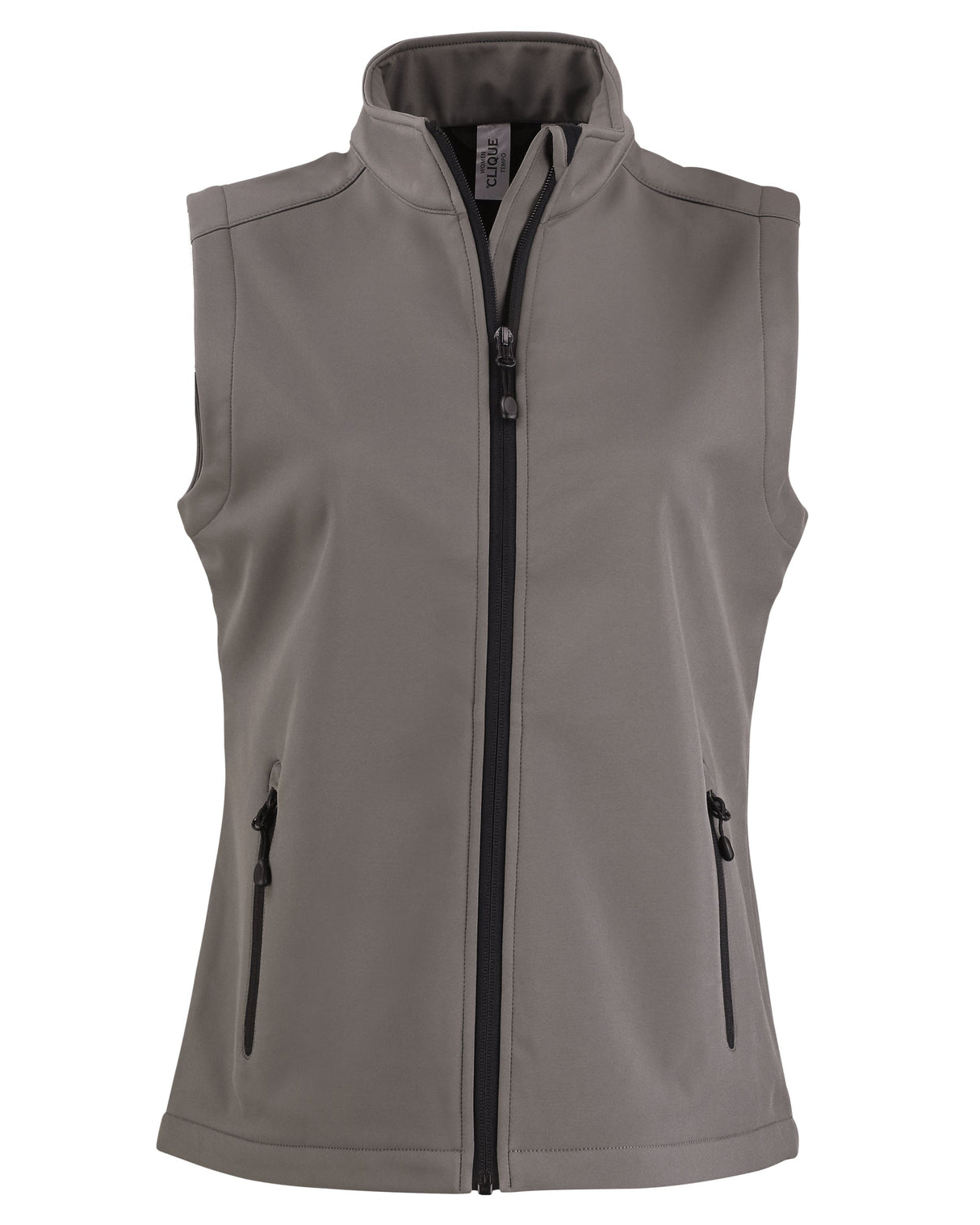 Clique Women's Tempo Recycled Stretch Softshell Full Zip Vest-4