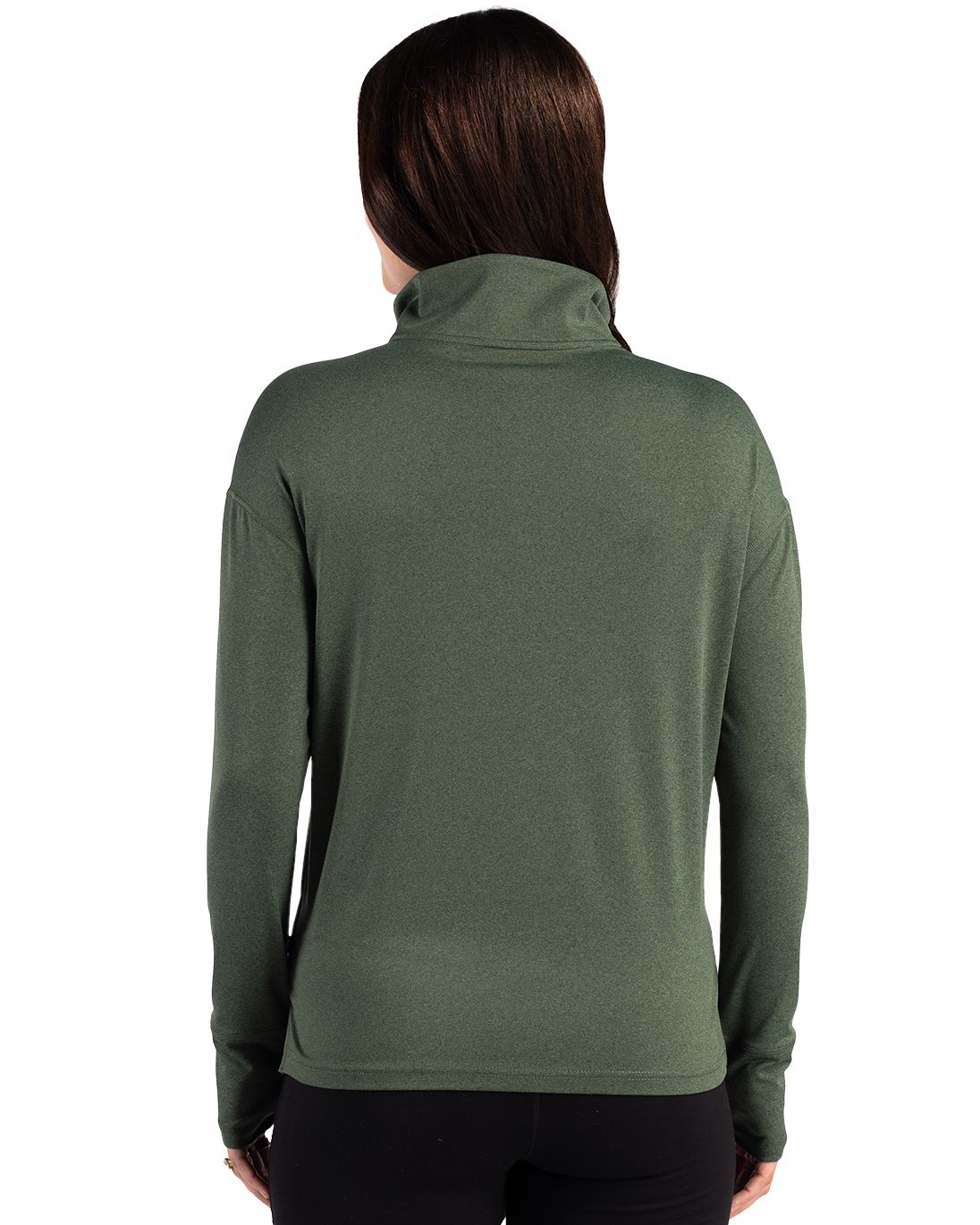 Cutter & Buck Women's Forge Recycled Four-Way Stretch Quarter Zip Pullover-5
