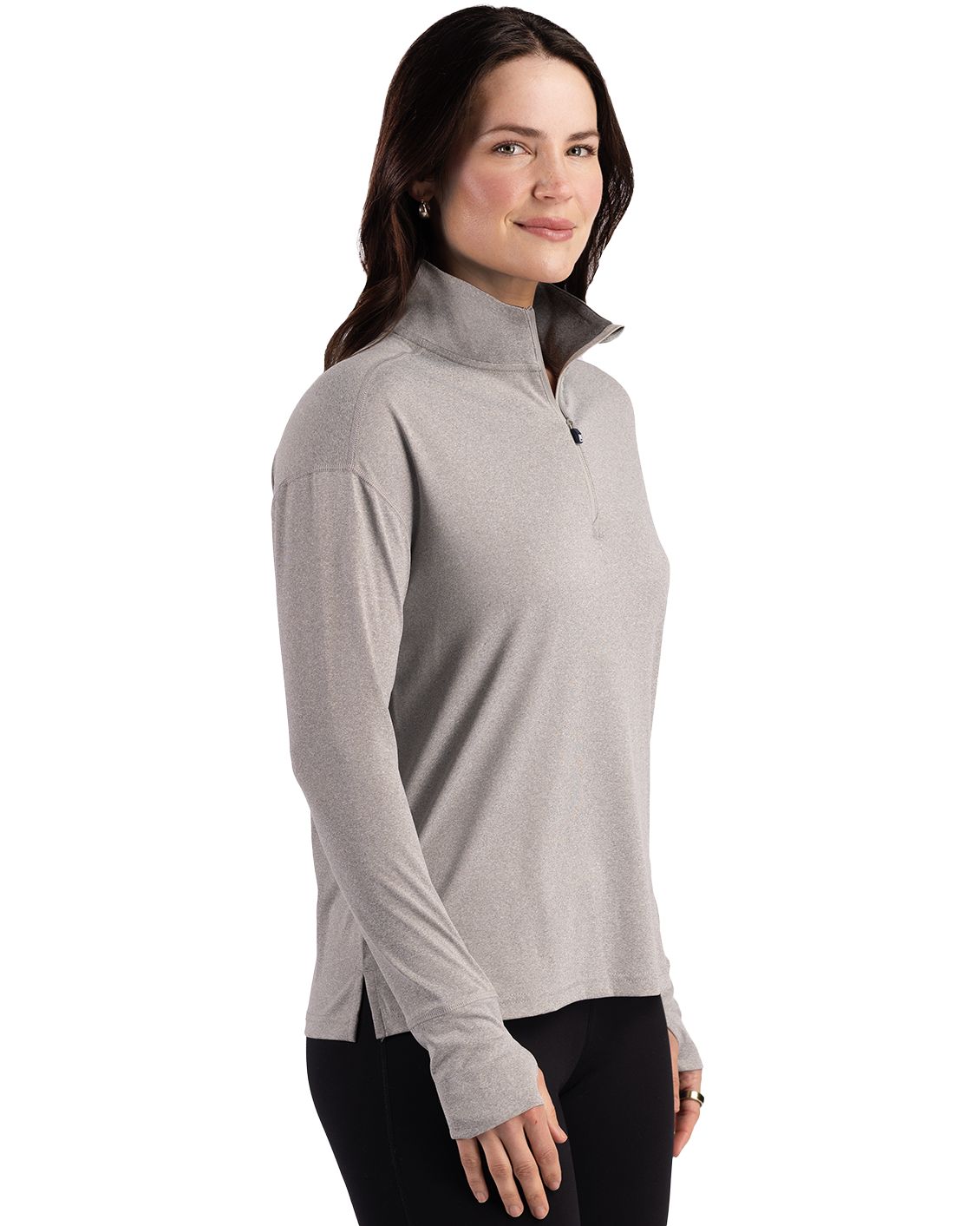 Cutter & Buck Women's Forge Recycled Four-Way Stretch Quarter Zip Pullover-4