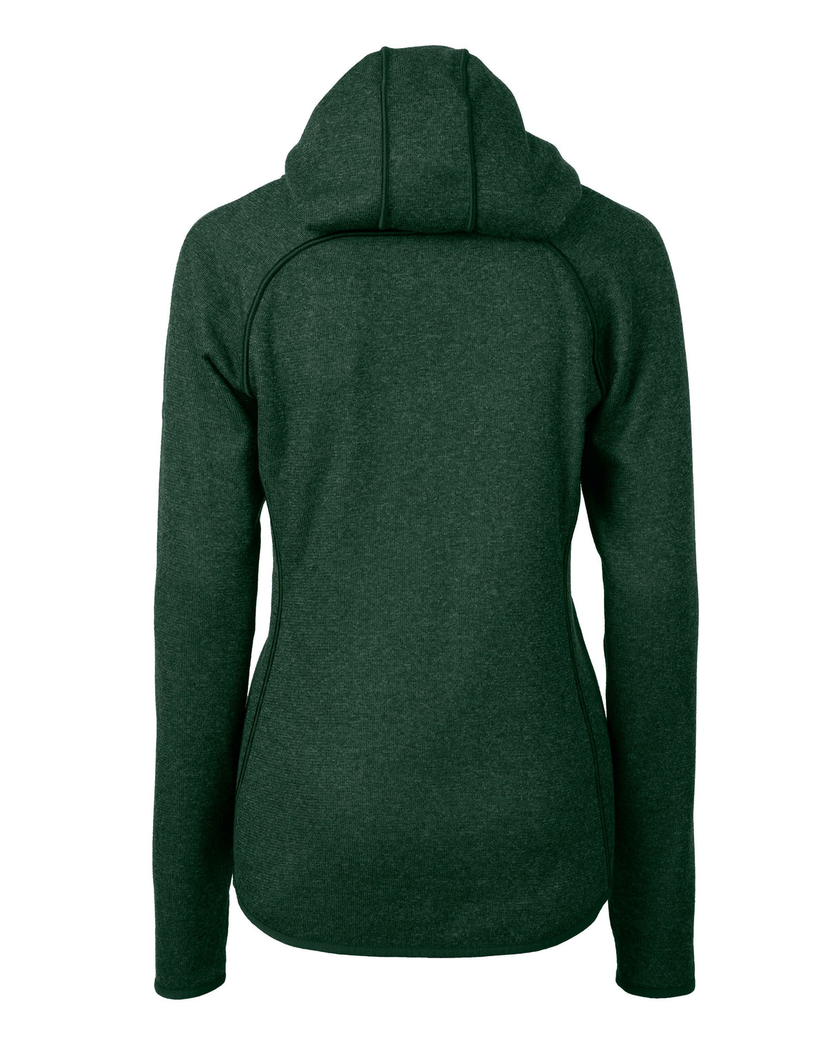 Cutter & Buck Women's Mainsail Sweater-Knit Full Zip Hooded Jacket-1