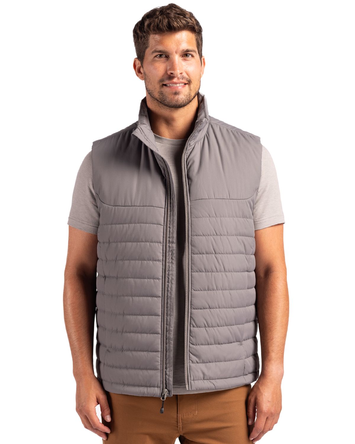 Clique Men's Elevation Recycled Insulated Puffer Full Zip Vest-3