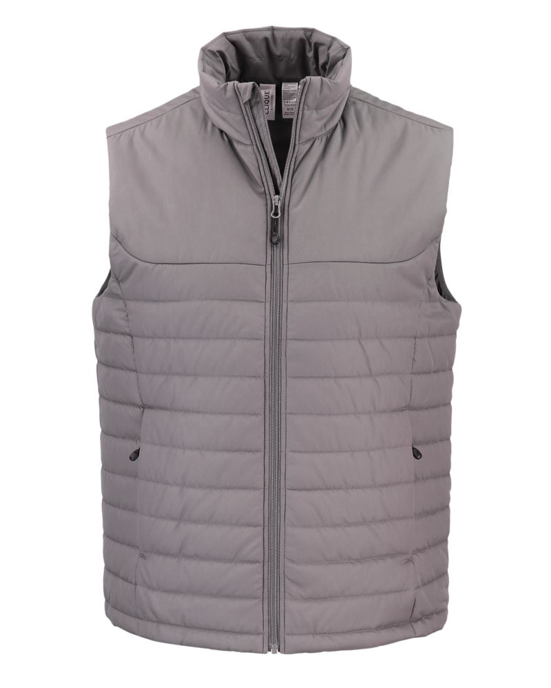 Clique Men's Elevation Recycled Insulated Puffer Full Zip Vest-6