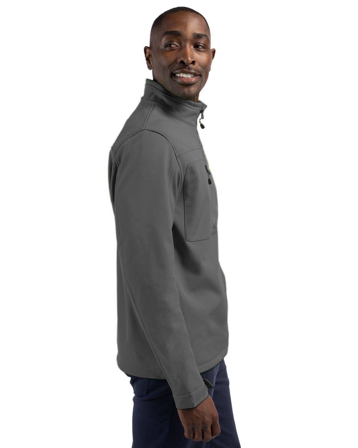 Clique Men's Telemark Recycled Stretch Softshell Full Zip Jacket-3